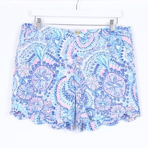 Lilly Pulitzer Darci Knit Shorts Commotion In The Ocean
